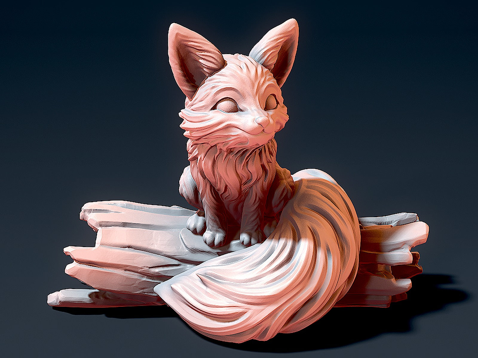Cute Fox 2 – 3D Baskı Modeli