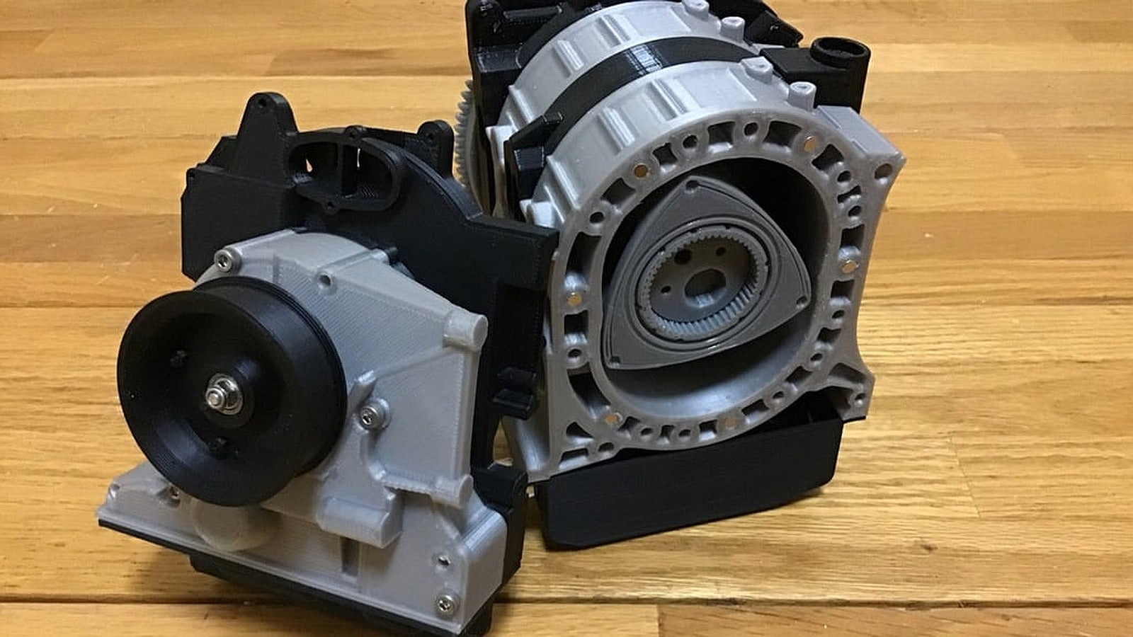 Wankel Rotary Engine Mazda RX-7 13B Working Model – 3D Baskı Modeli