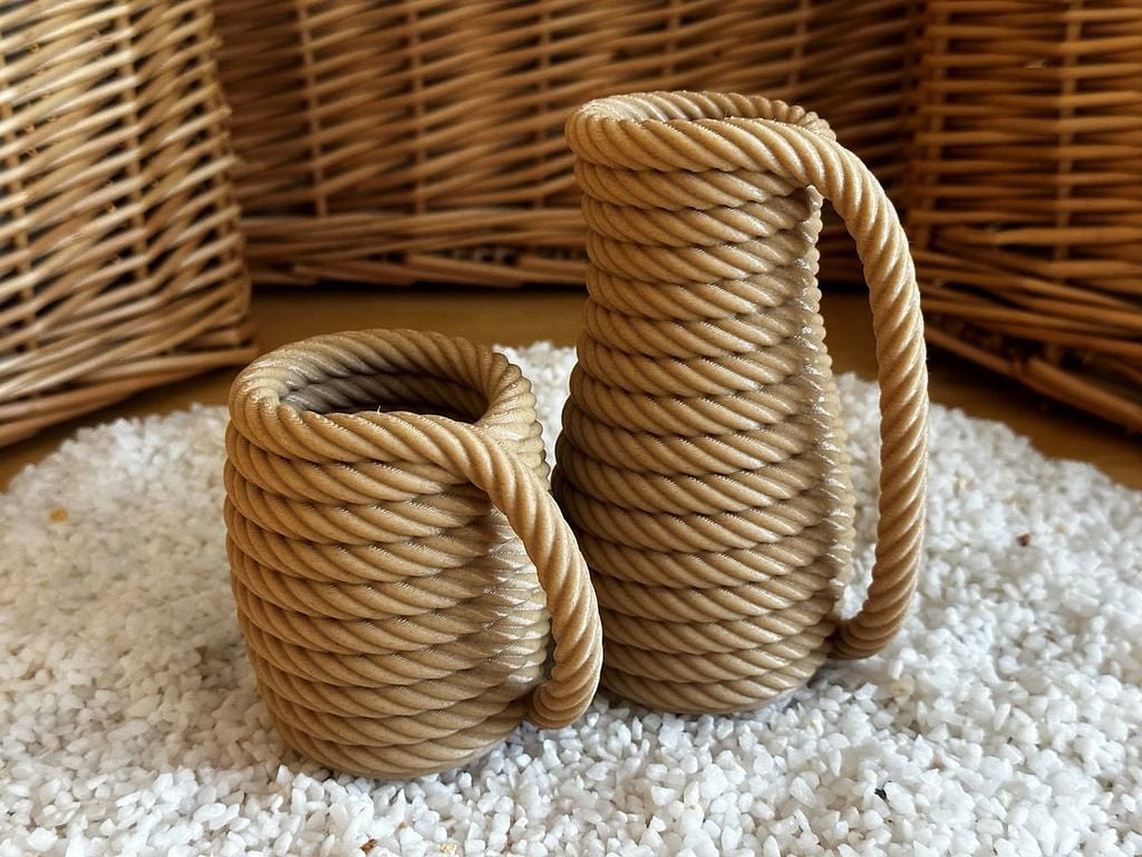 Coiled Rope Containers – 3D Baskı Modeli