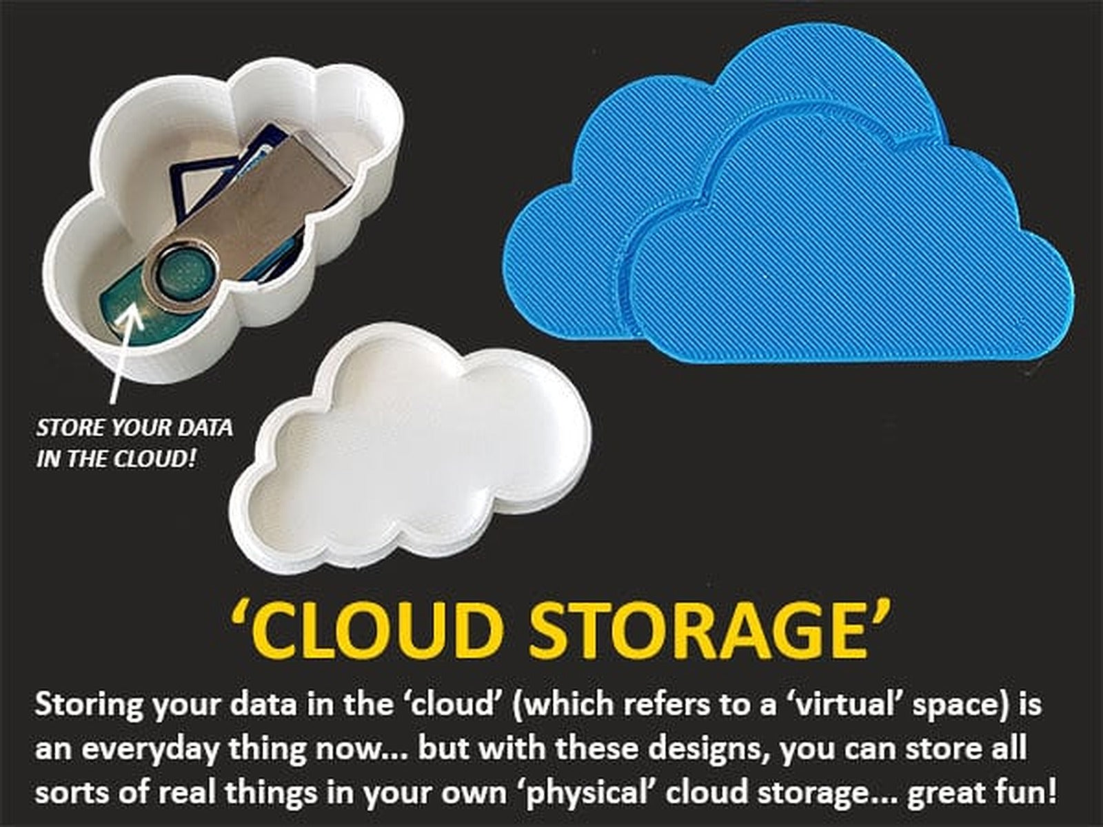 Cloud kutu/düzenleyici – 3D Baskı Modeli