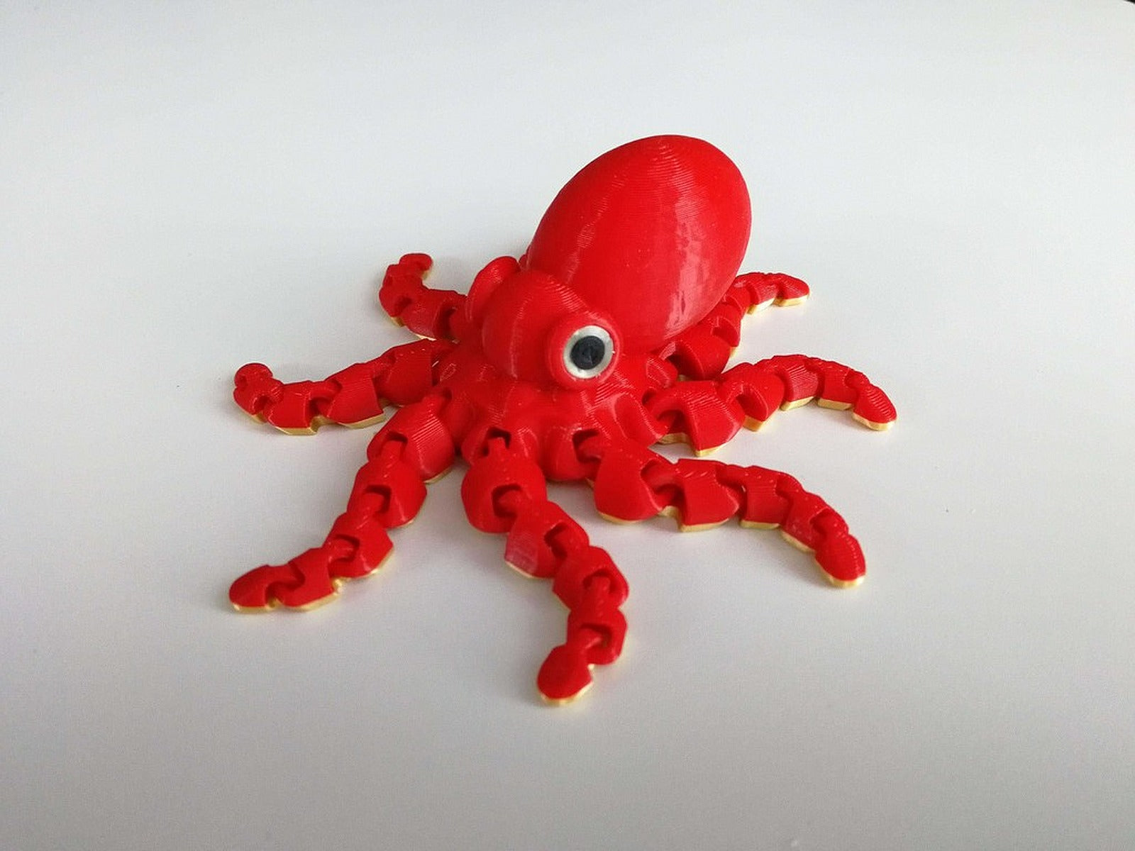 Mini Octopus Remix with realistic head – 3D Baskı Modeli