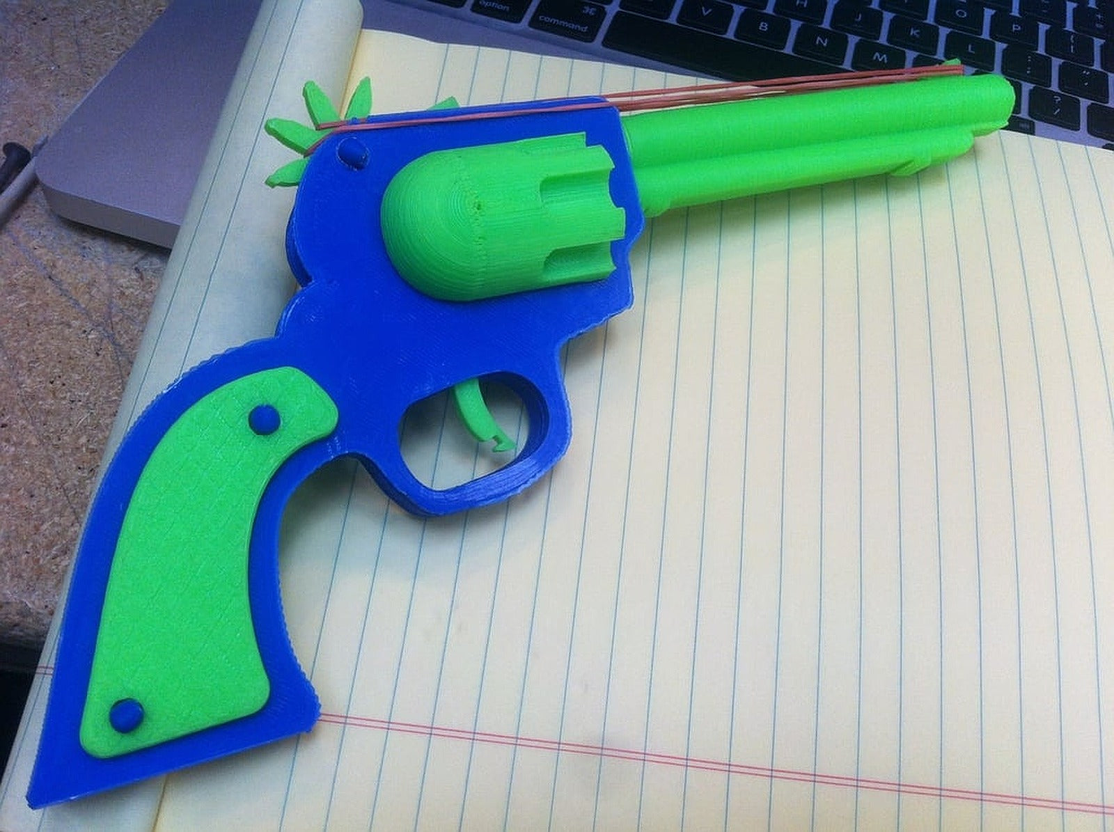 Rubber Band Gun – 3D Baskı Modeli