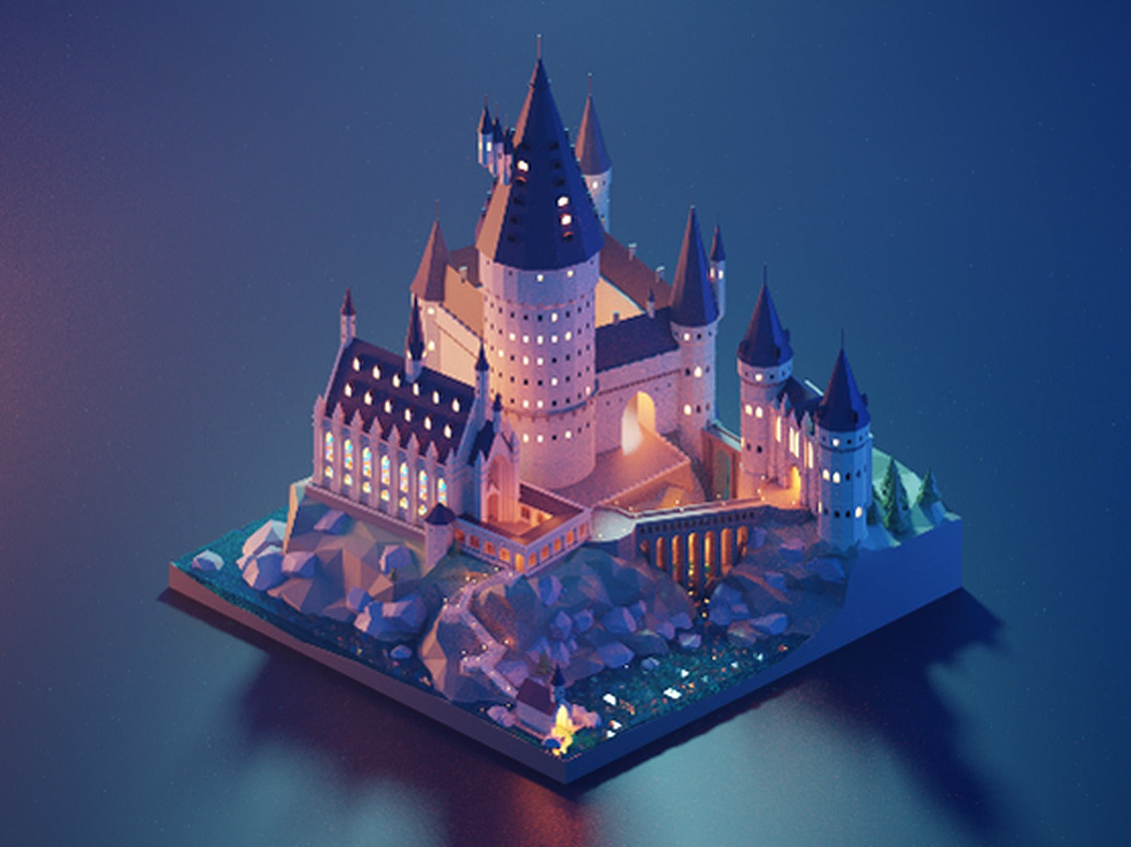 Hogwarts – 3D Baskı Modeli