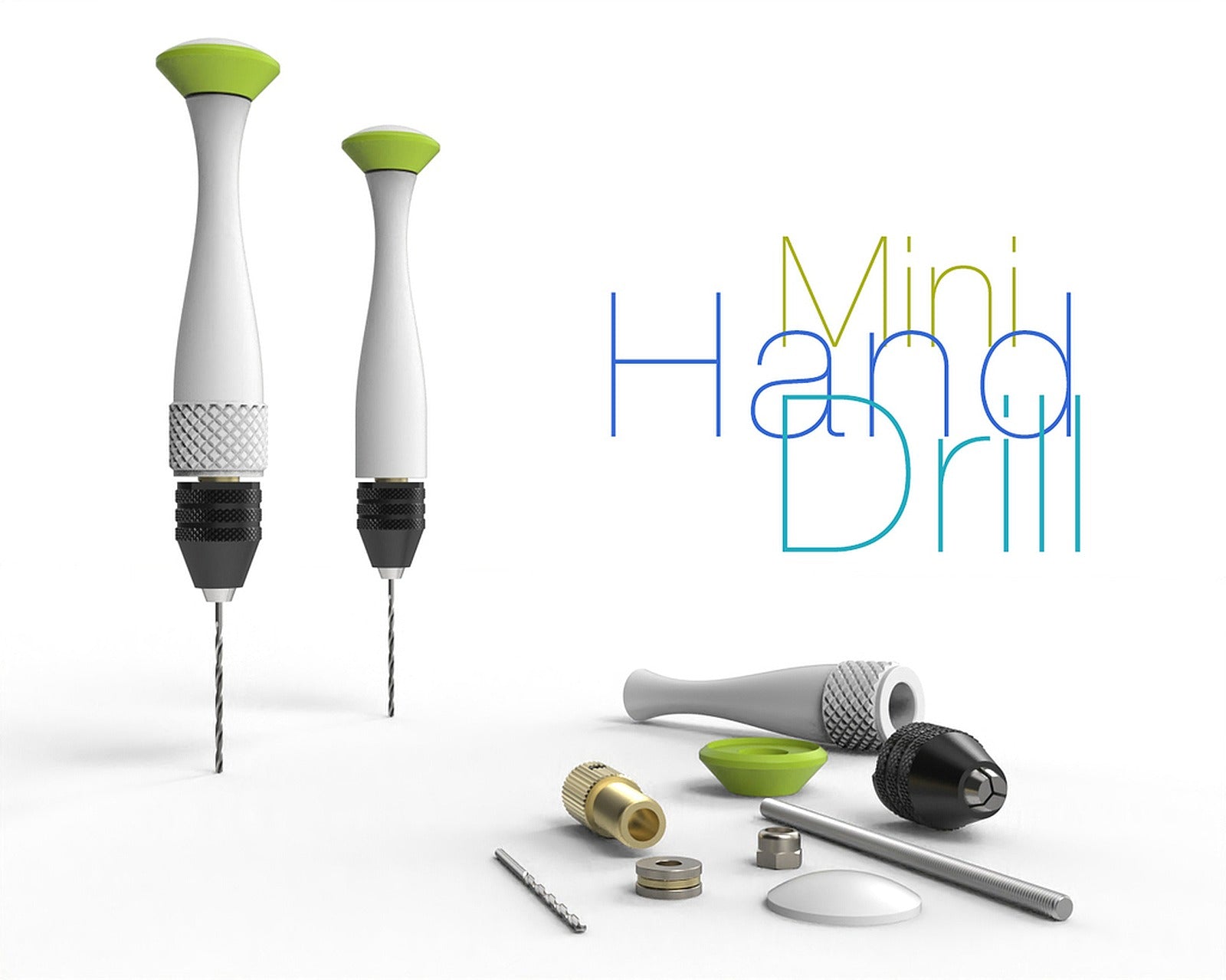 Mini Hand Drill – 3D Baskı Modeli