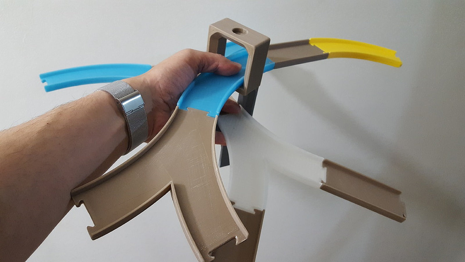 Easy fit 3D tracks Hot Wheels attachable – 3D Baskı Modeli