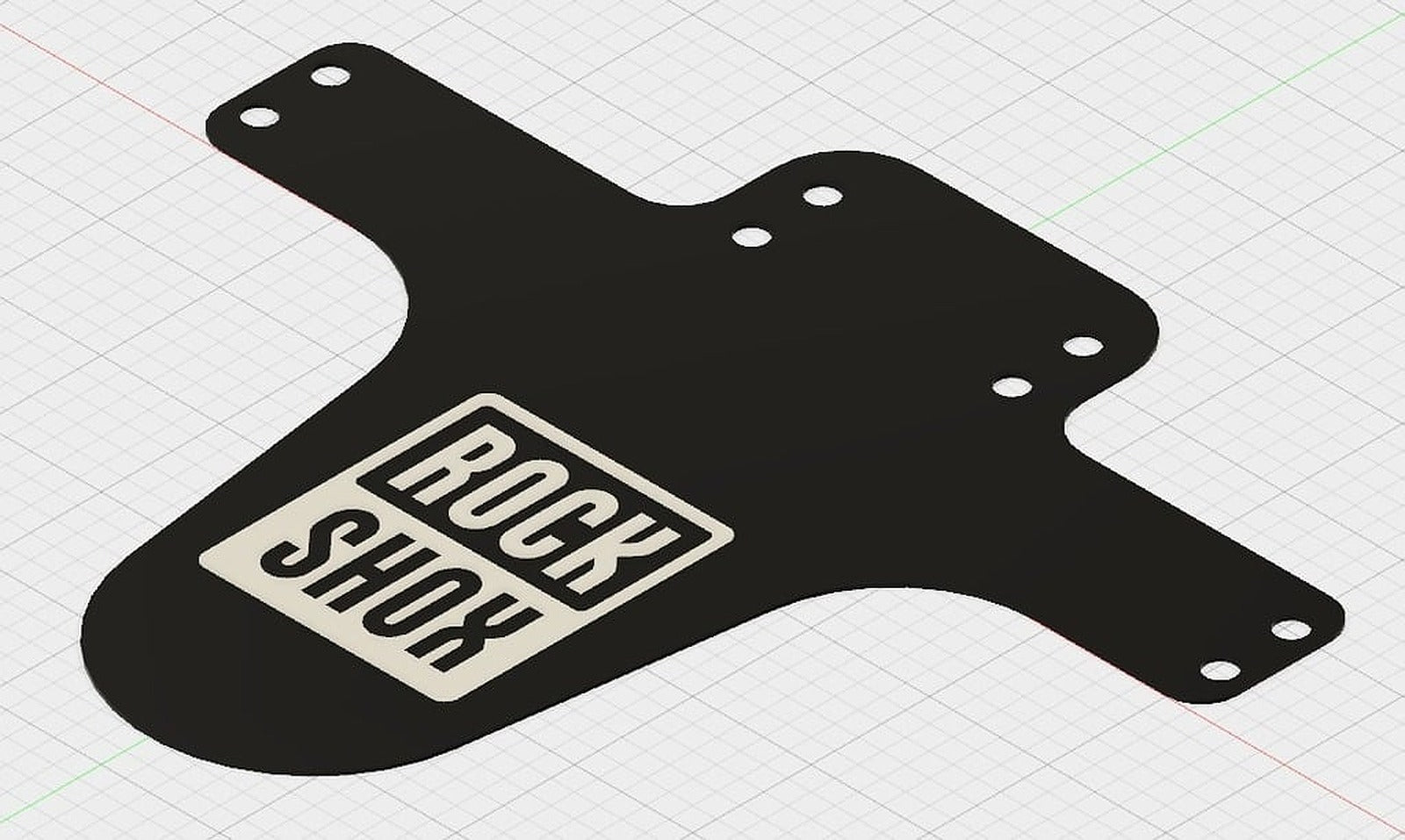 Mountain Bike MTB Mudguard – 3D Baskı Modeli