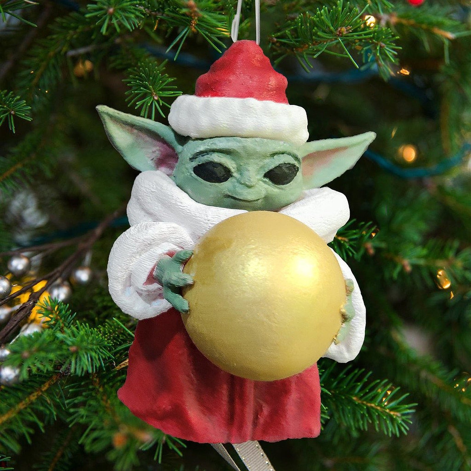Baby Yoda Christmas Ornament – 3D Baskı Modeli