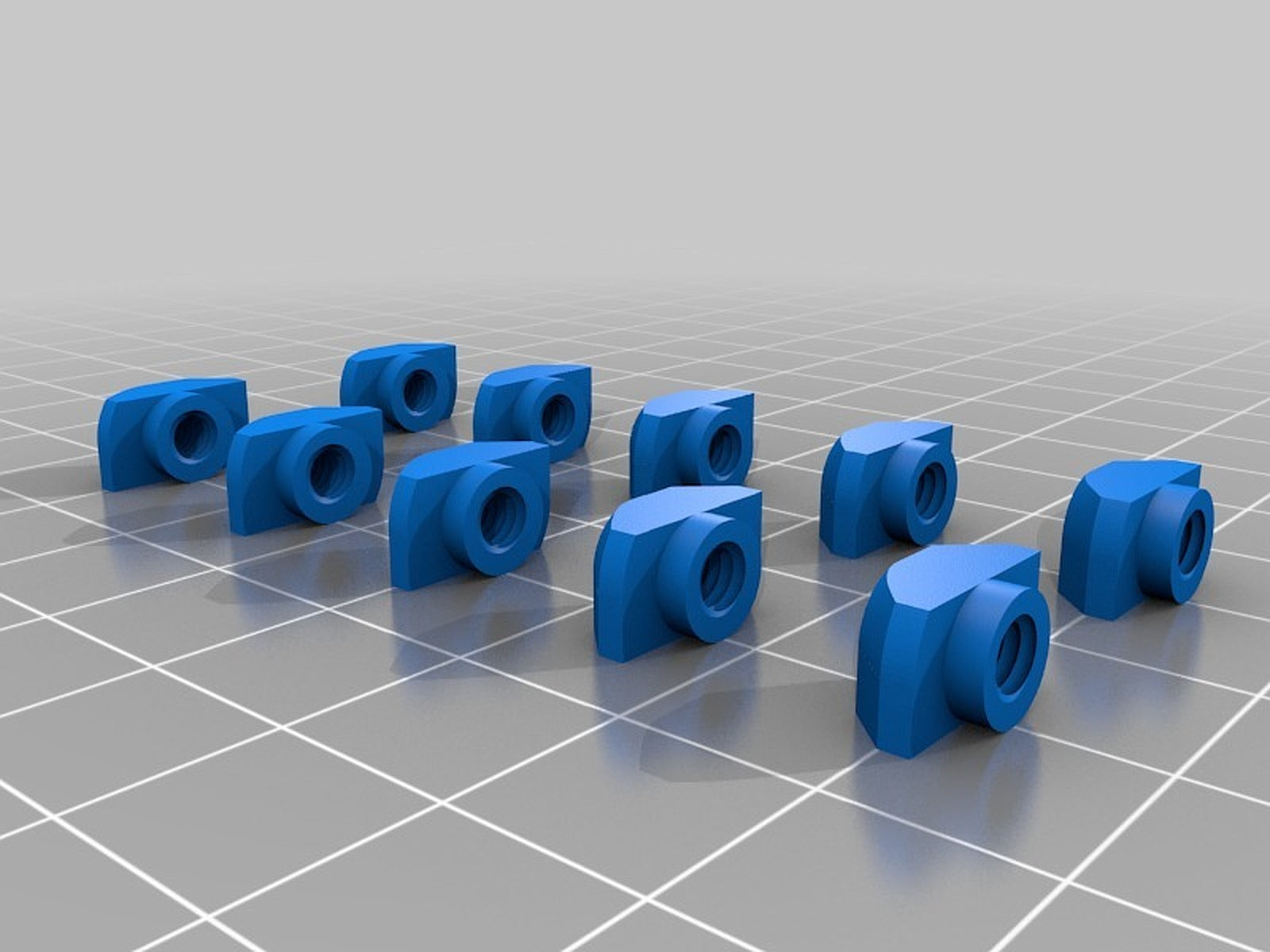 Drop-in M4 and M5 T-slot Nuts for 80/20 Aluminum Extrusion – 3D Baskı Modeli