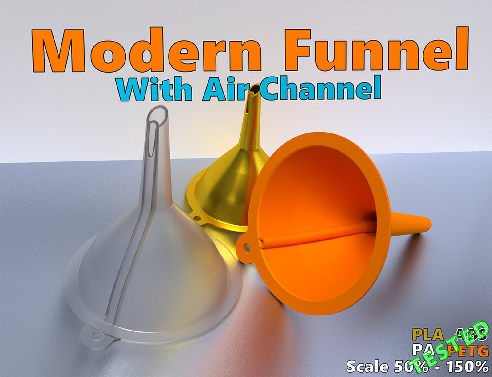 Modern Funnel – 3D Baskı Modeli