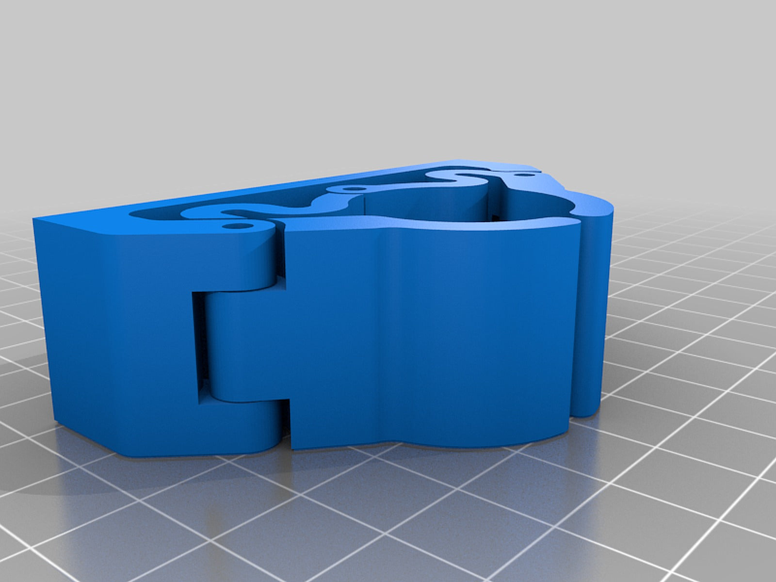 Customisable Latching Broom stand – 3D Baskı Modeli