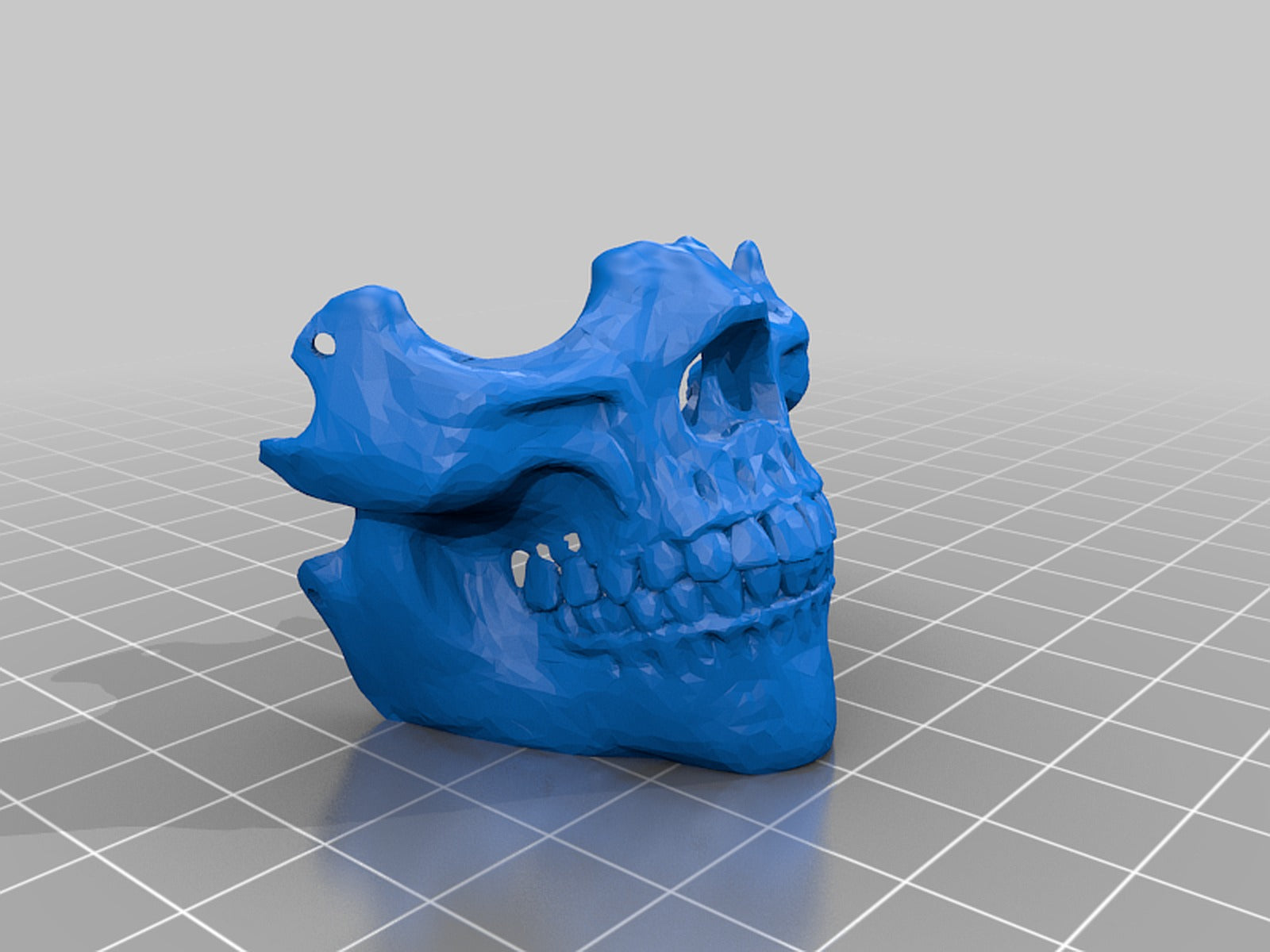 Half mask skull – 3D Baskı Modeli