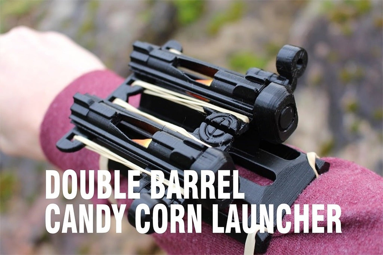 Double Barrel Candy Corn Launcher – 3D Baskı Modeli