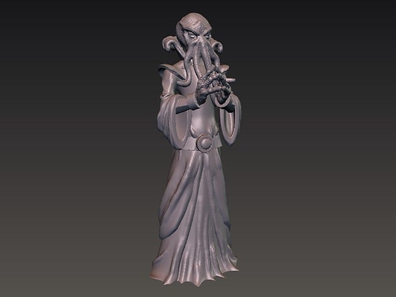 DnD miniature illithid mindflayer monster – 3D Baskı Modeli