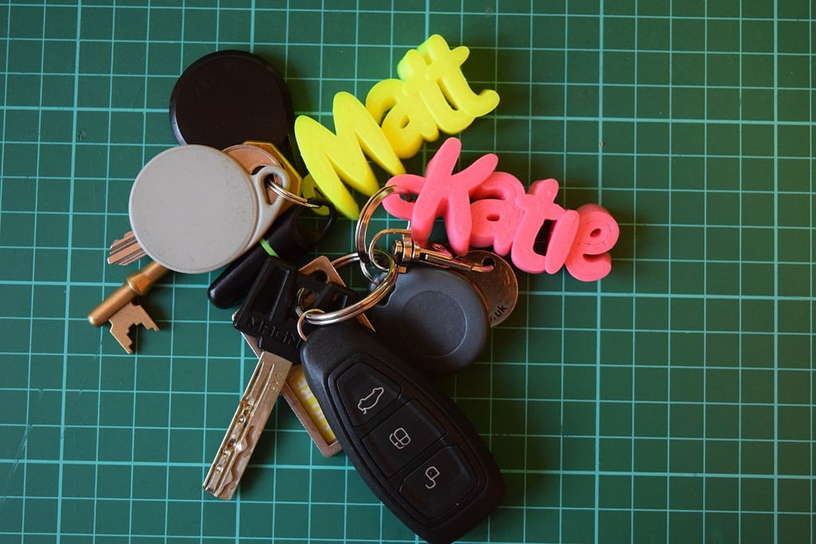 iamburny's Customizable Text - Name Keyring / Keyfob – 3D Baskı Modeli