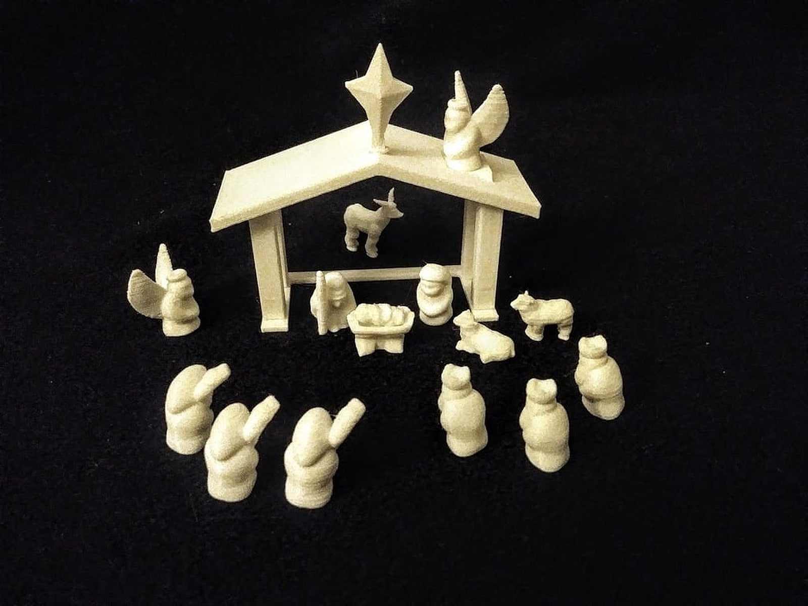 No-Supports Nativity Set – 3D Baskı Modeli