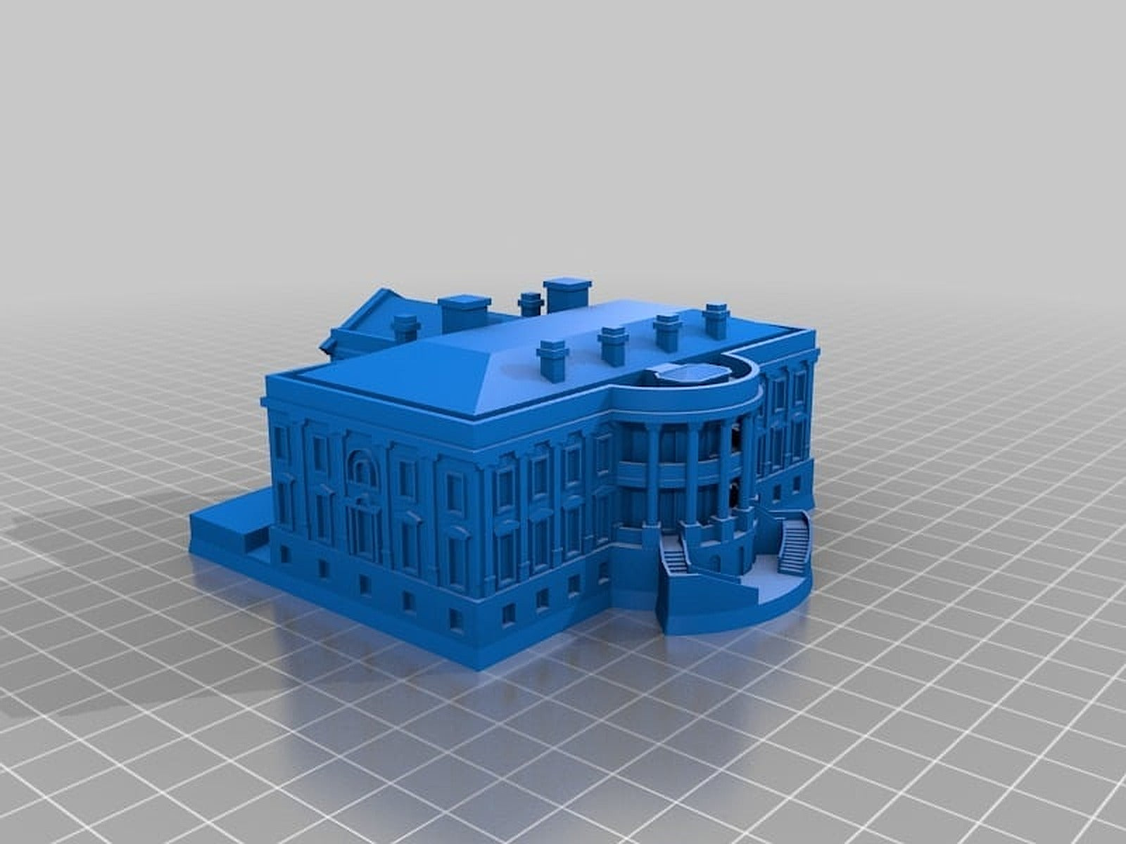 The White House - Executive – 3D Baskı Modeli