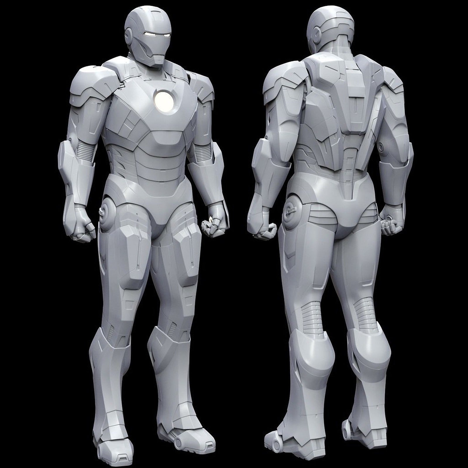 Iron Man (Easy Print) – 3D Baskı Modeli