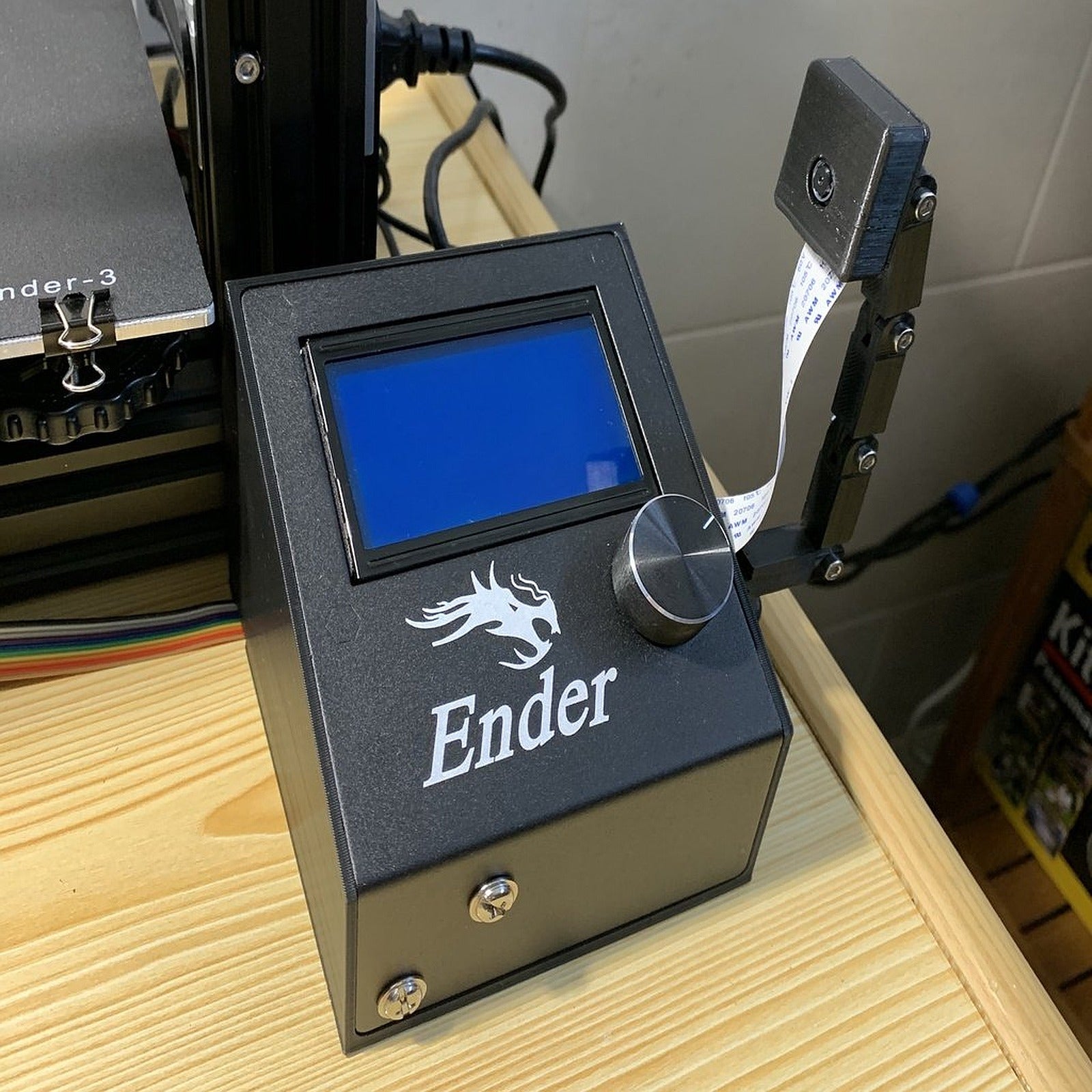 Creality Ender-3 station (LCD + Raspberry Pi) – 3D Baskı Modeli