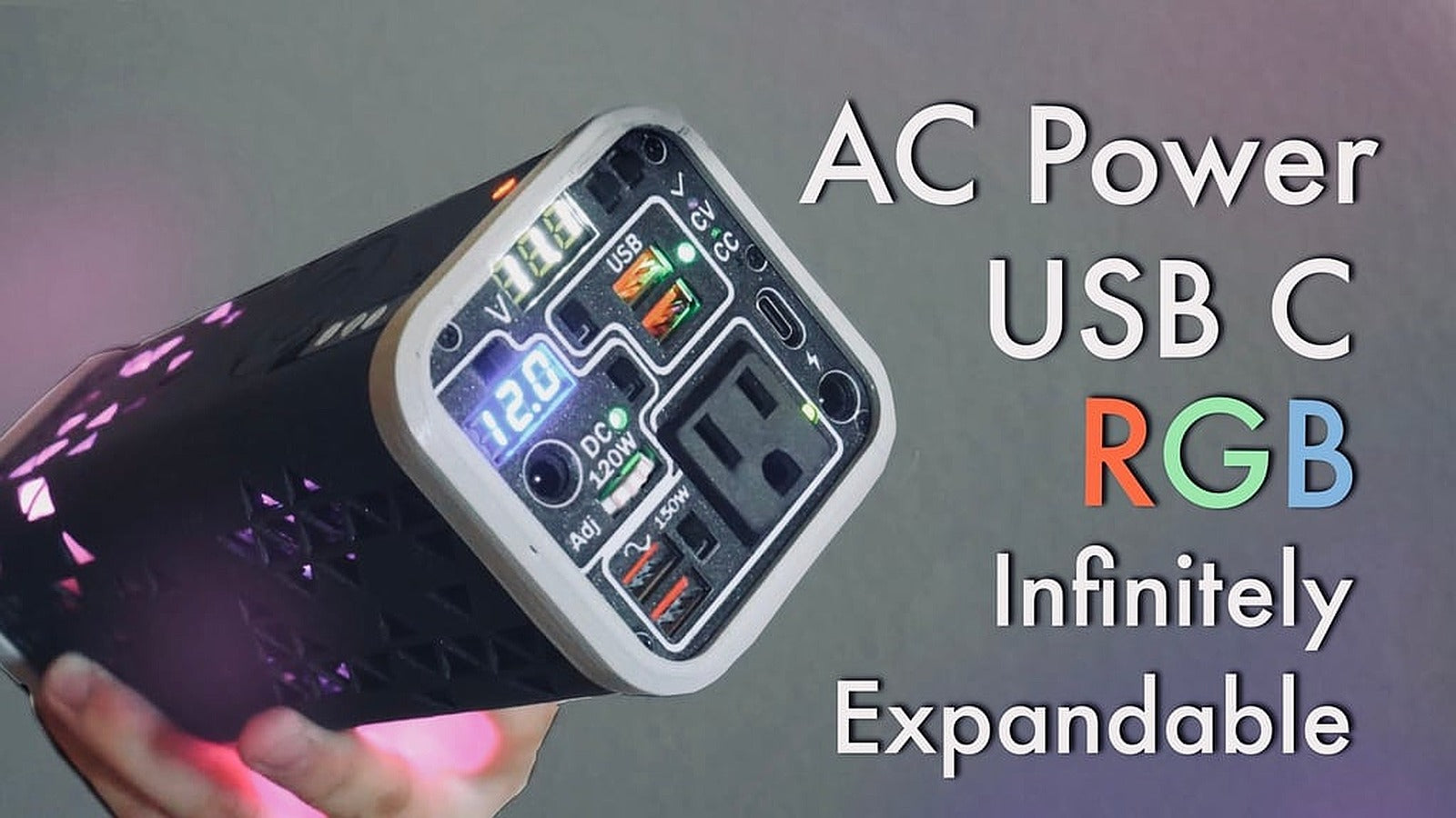 Ultimate 18650 Power Bank with Infinitely Expandable Capacity – 3D Baskı Modeli