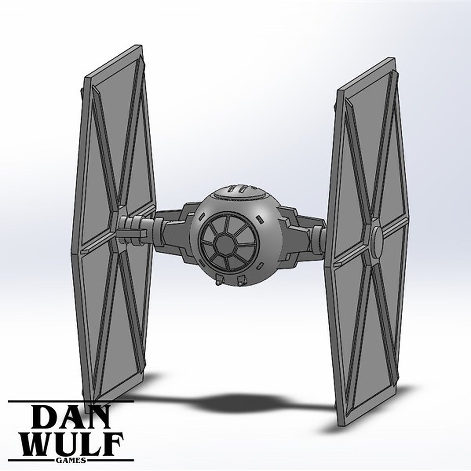 Star Wars Legion Terrain - DWG TIE Fighter – 3D Baskı Modeli