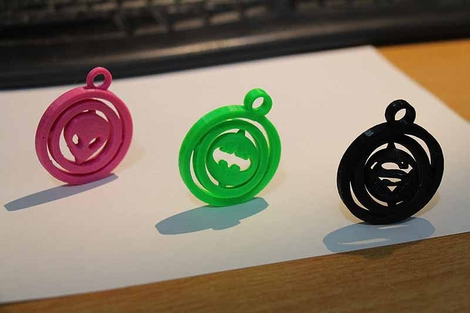 Gimble Key chain Batman/Superman/Alien – 3D Baskı Modeli