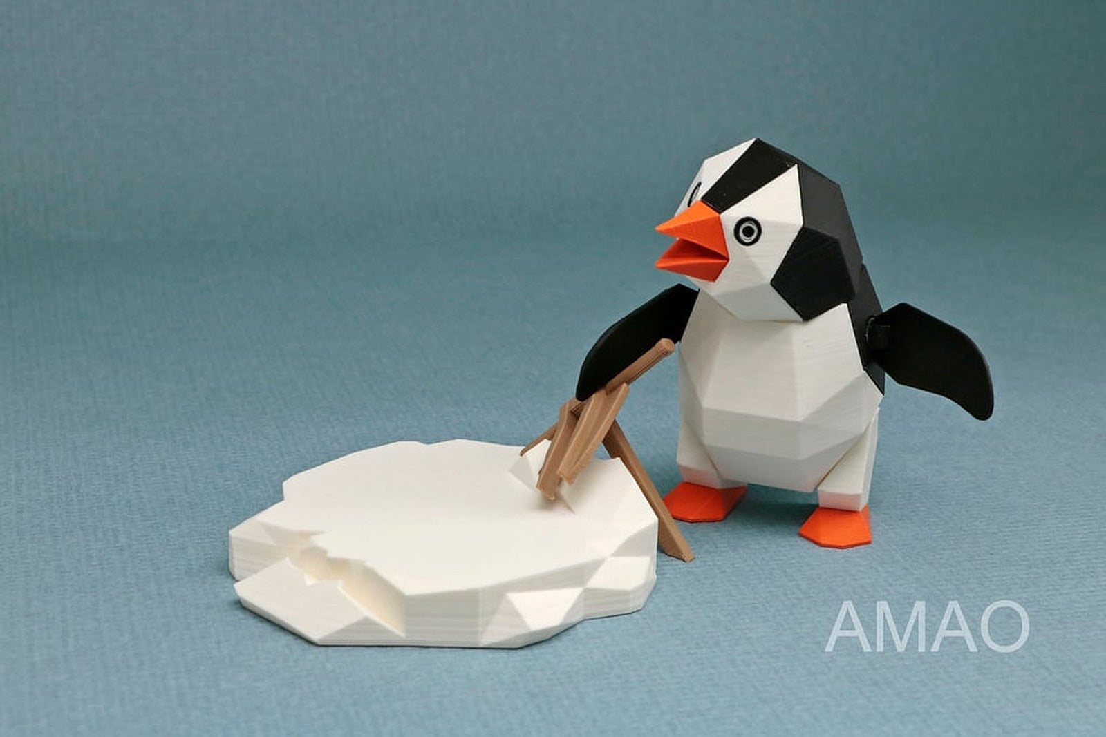 Penguin by the Anchor – 3D Baskı Modeli