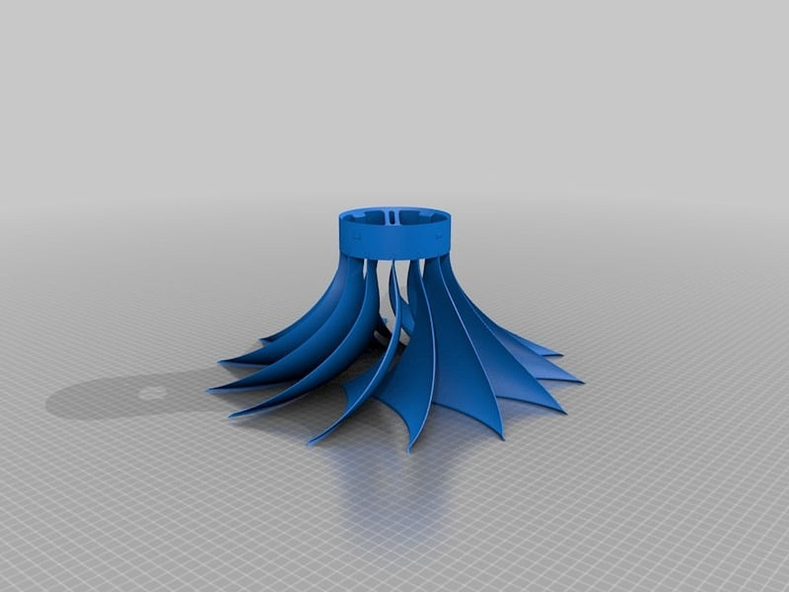 Turkutu/düzenleyicie inspired lamp shade – 3D Baskı Modeli