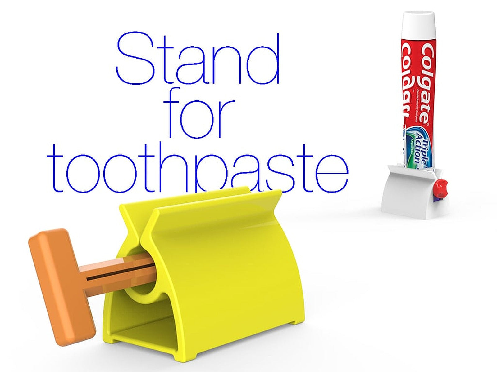 stand for toothpaste V2 – 3D Baskı Modeli