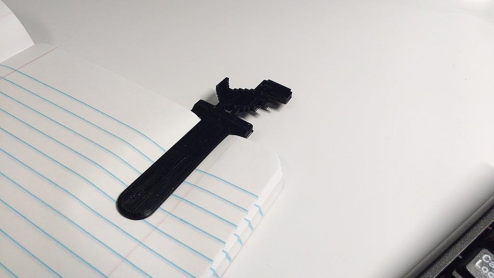 Chrome Offline Dinosaur Bookmark / Dino Bookmark – 3D Baskı Modeli