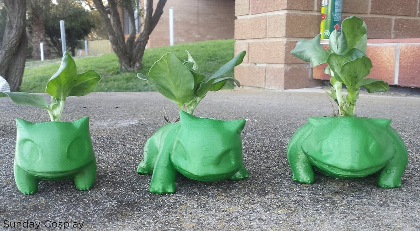 High Poly Bulbasaur saksı – 3D Baskı Modeli