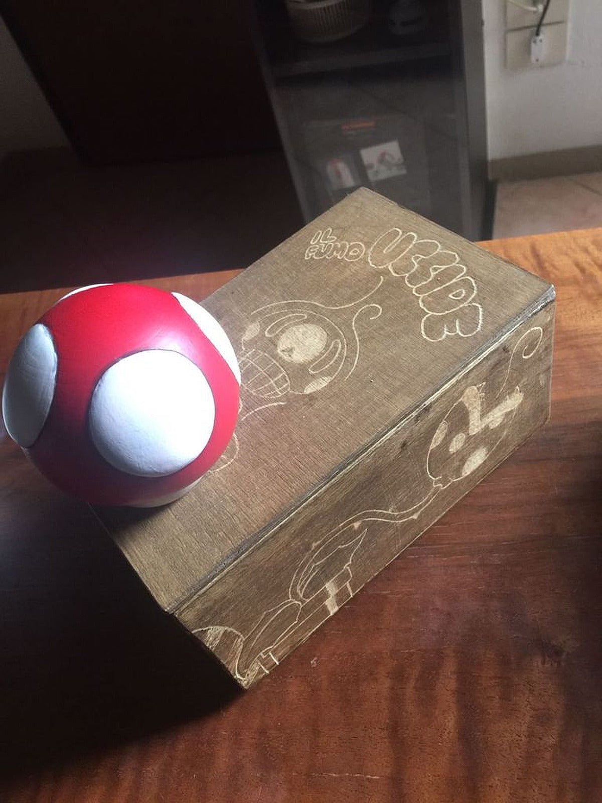 Mushroom Grinder (with Catchment and kutu/düzenleyici areas) – 3D Baskı Modeli