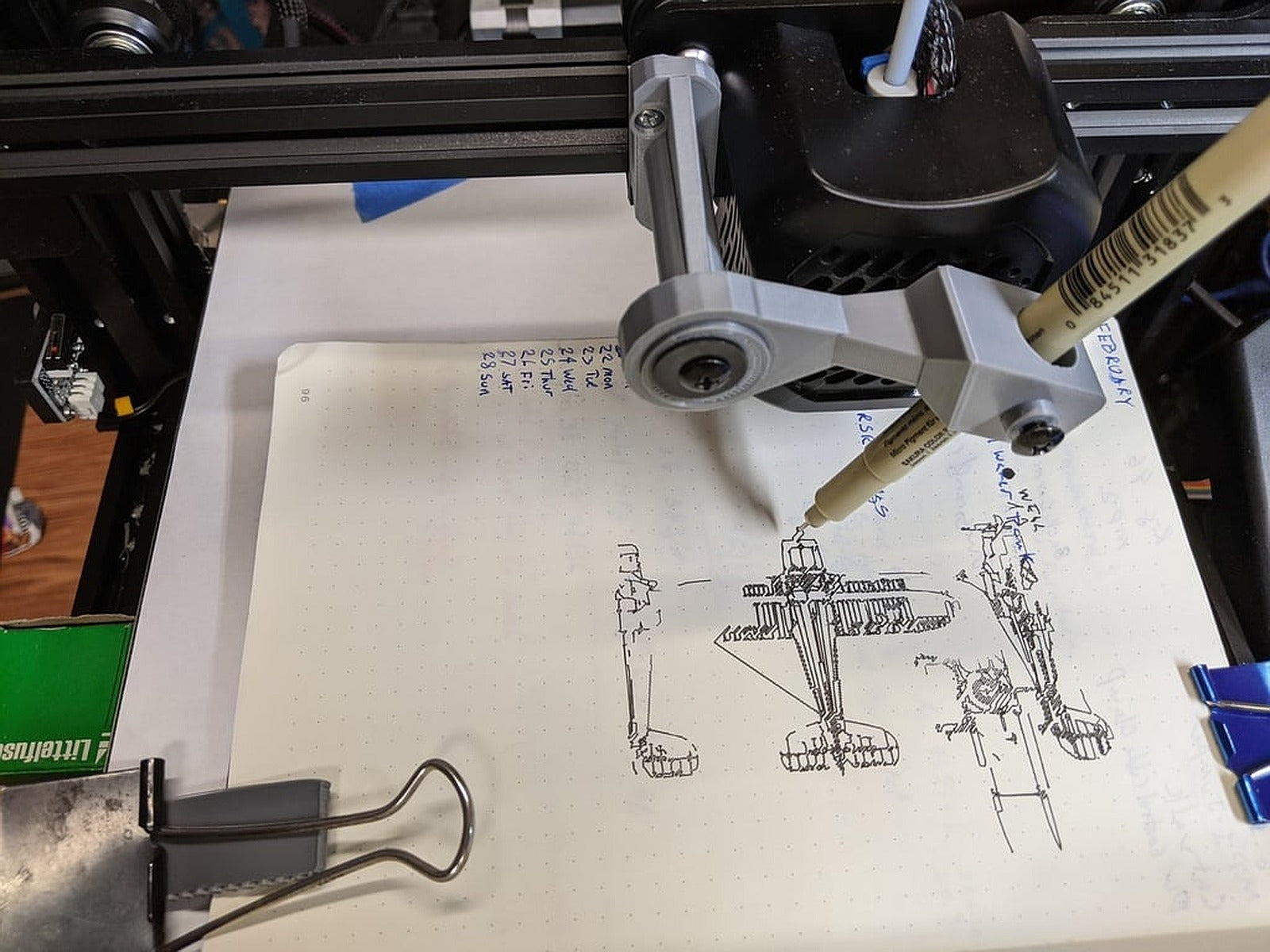 Ender 3 V2 kalem stand – 3D Baskı Modeli