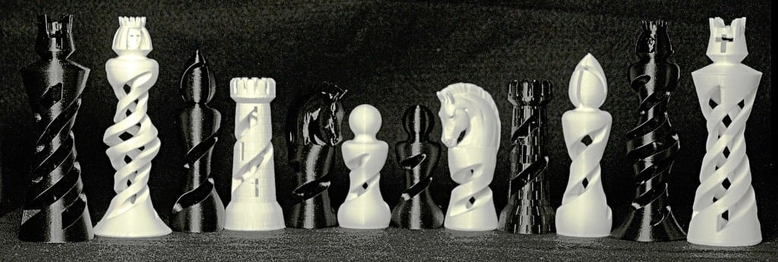 Organic Chess Set – 3D Baskı Modeli