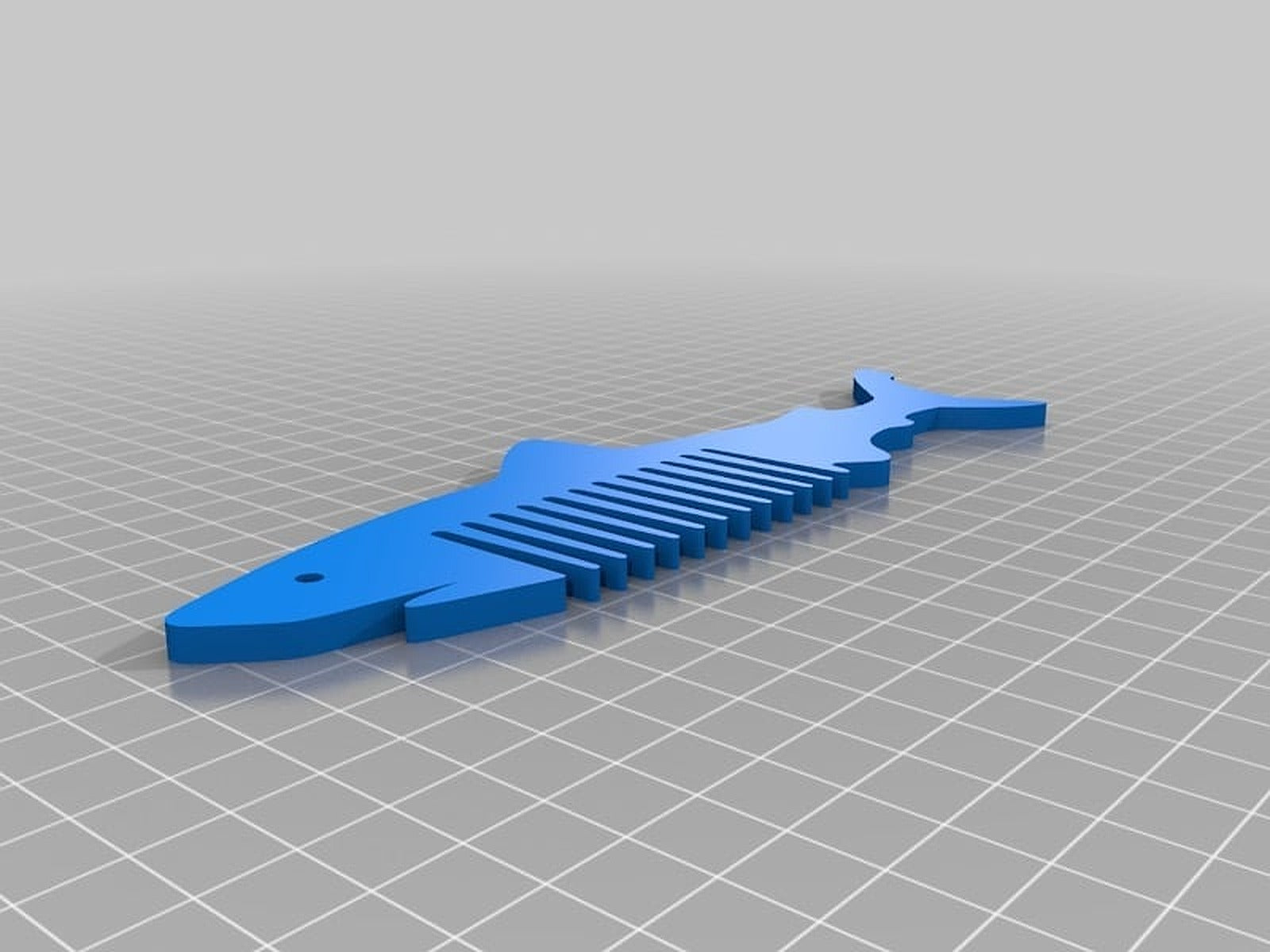 Shark Comb – 3D Baskı Modeli