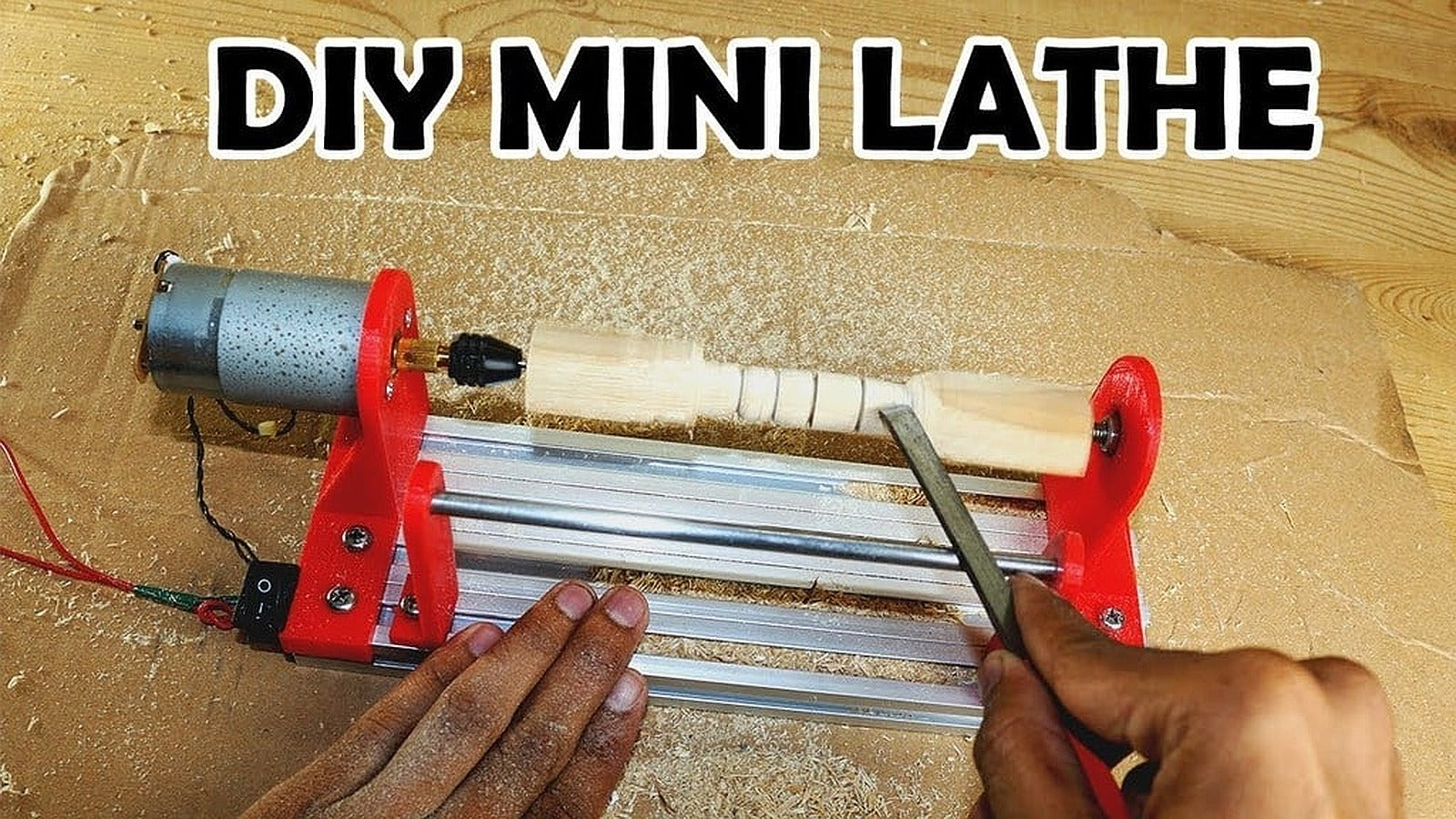 DIY MINI LATHE MACHINE – 3D Baskı Modeli