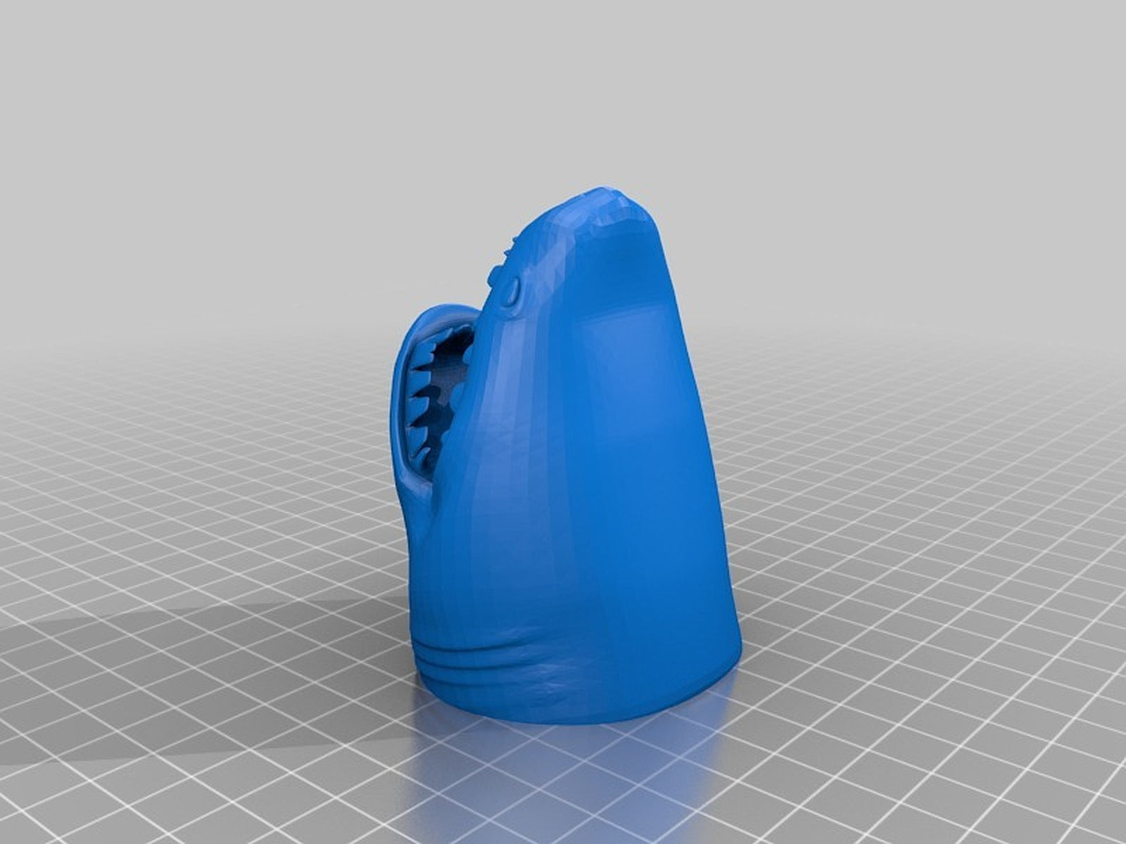 Shark! Desktop Cable stand – 3D Baskı Modeli