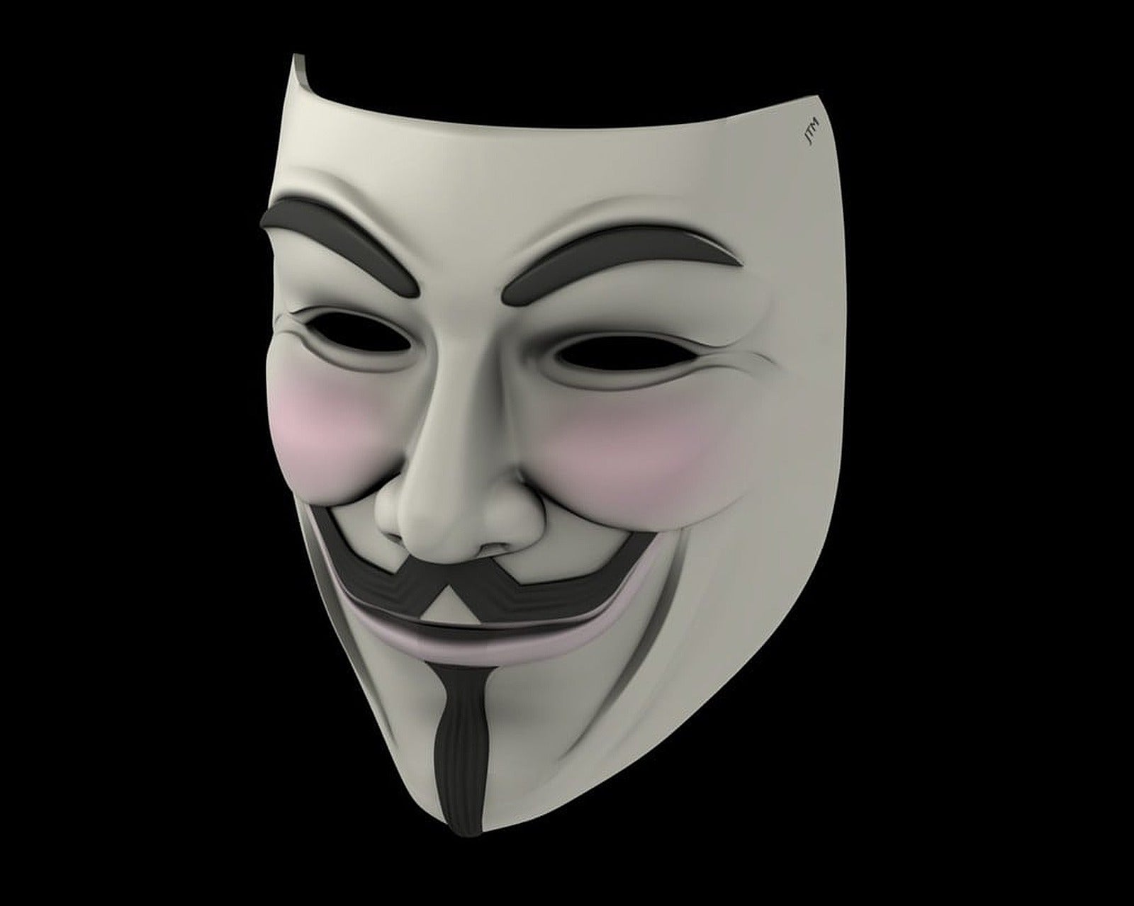 Guy Fawkes Mask – 3D Baskı Modeli
