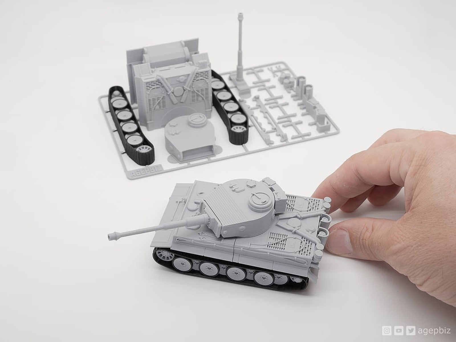 Tiger 1 Kit Card – 3D Baskı Modeli
