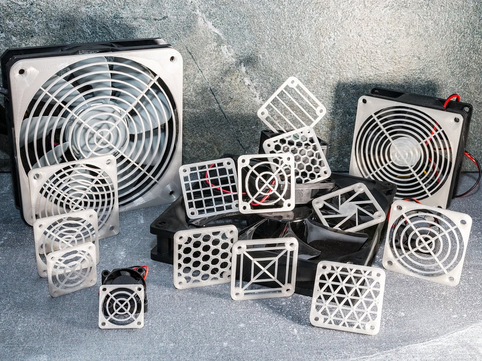 Customizable Fan Grill Cover – 3D Baskı Modeli