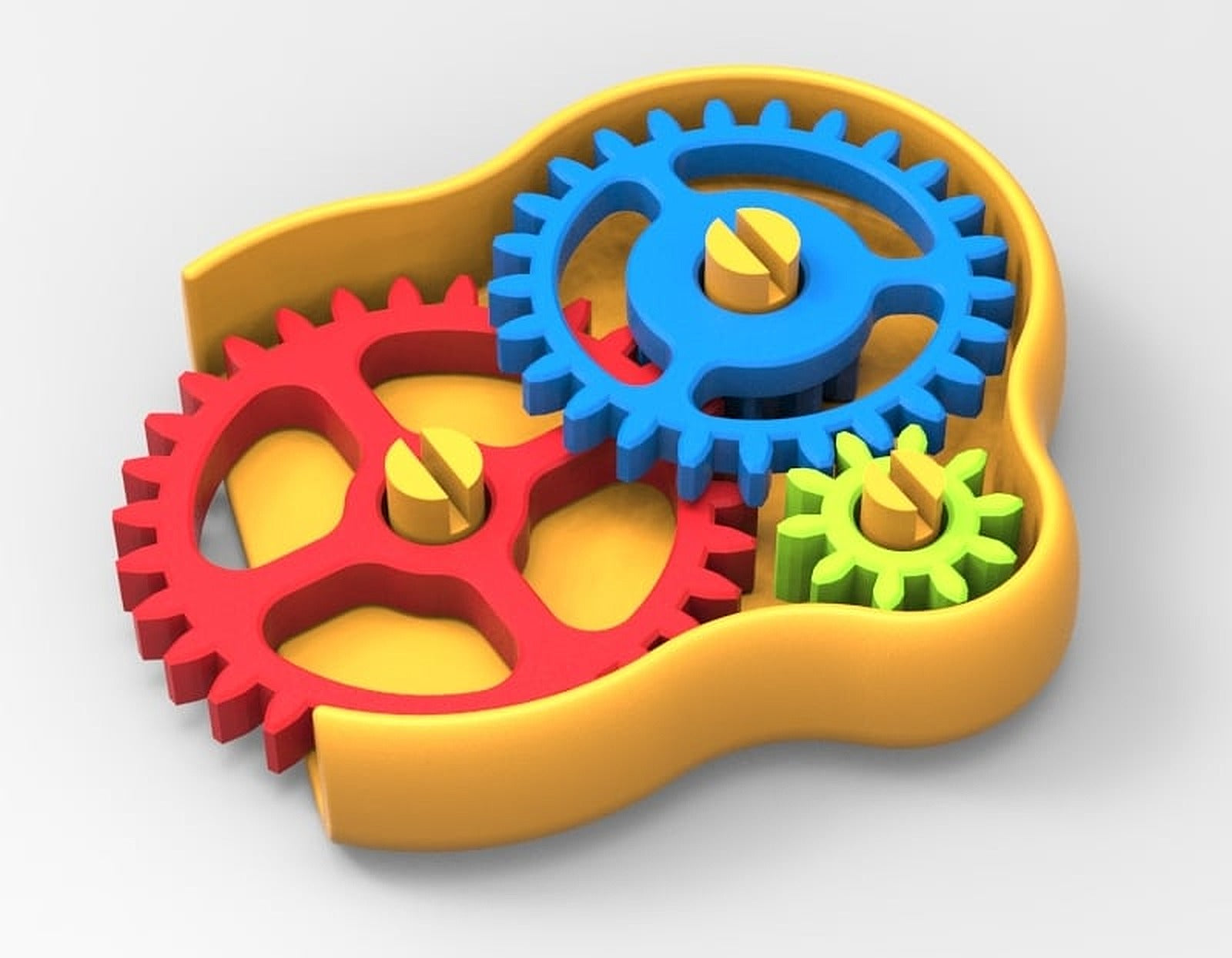 Gear Trio version 3 – 3D Baskı Modeli