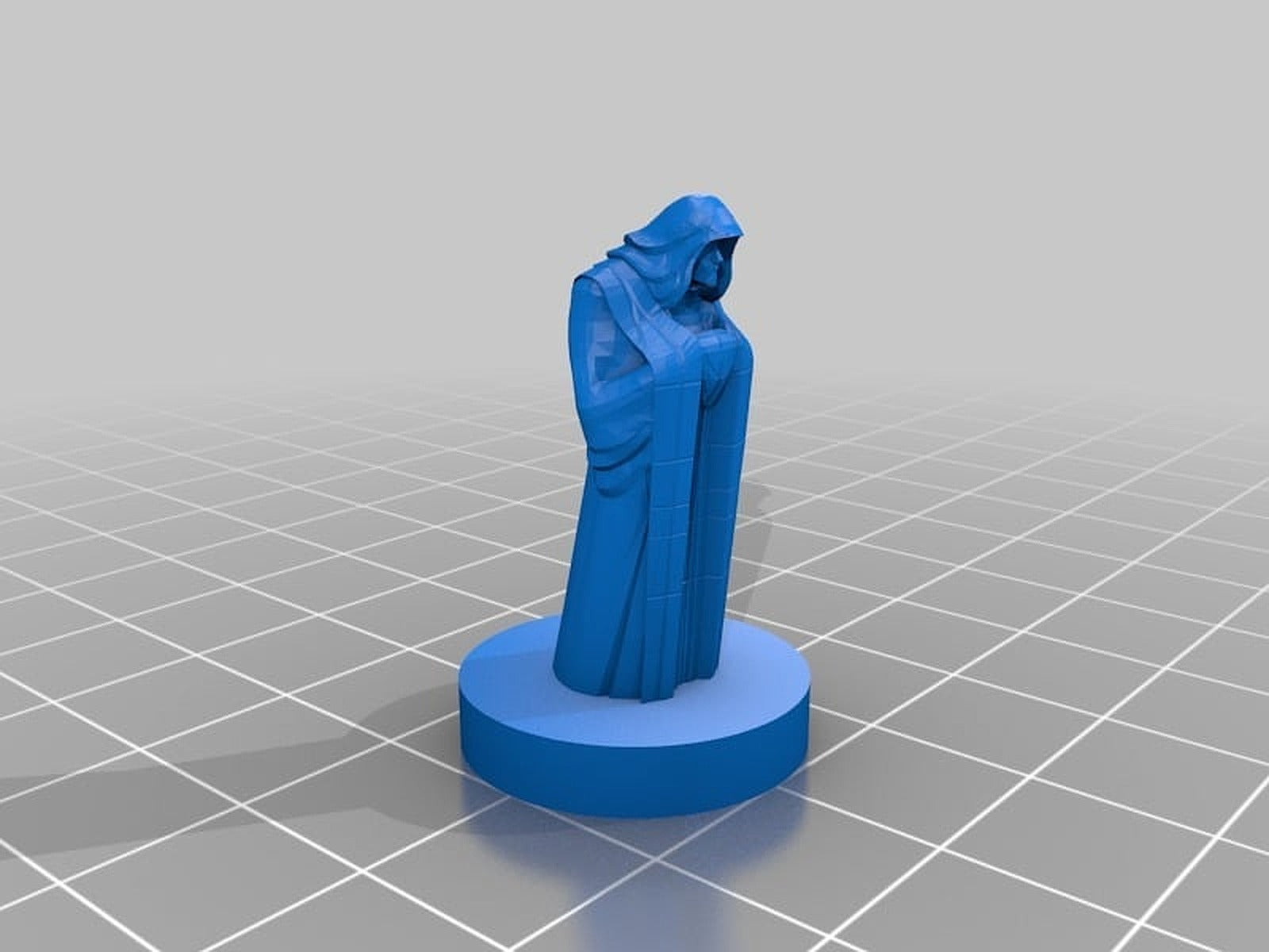 Evil Wizard D&D Miniature – 3D Baskı Modeli