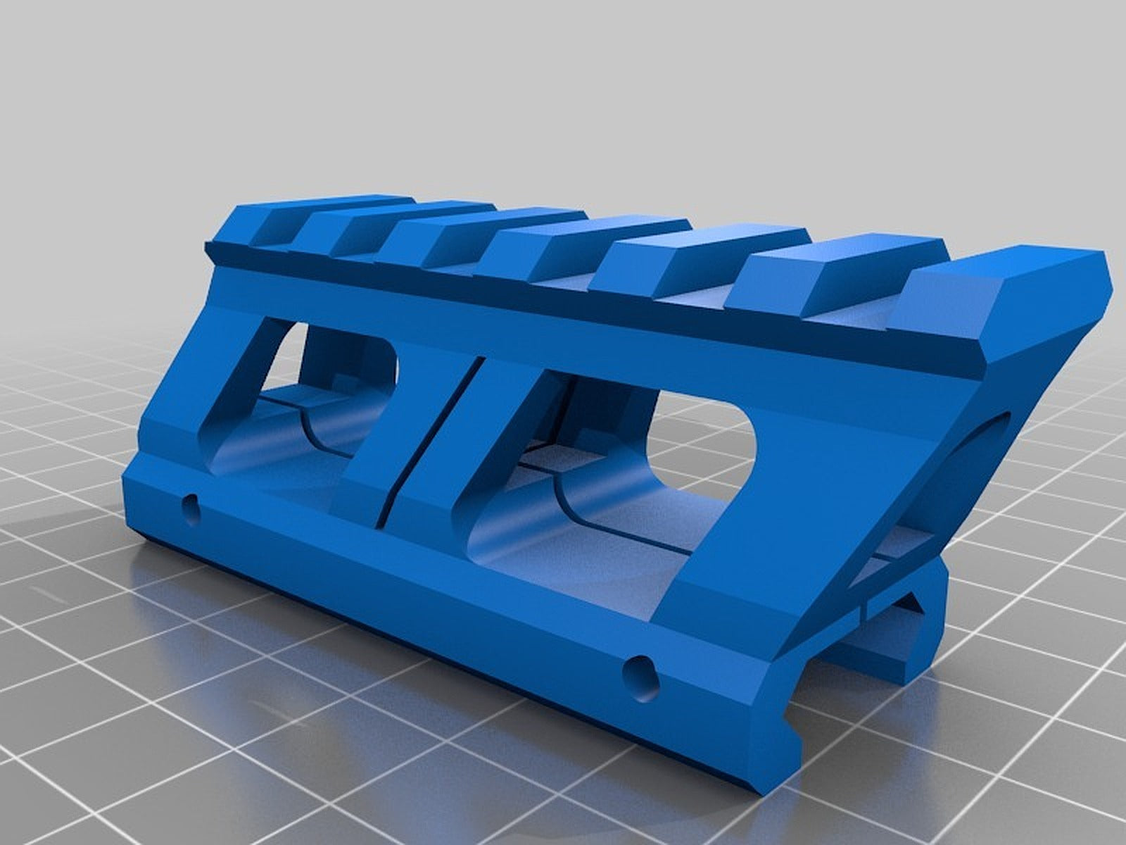 Picatinny rail riser 20 mm – 3D Baskı Modeli