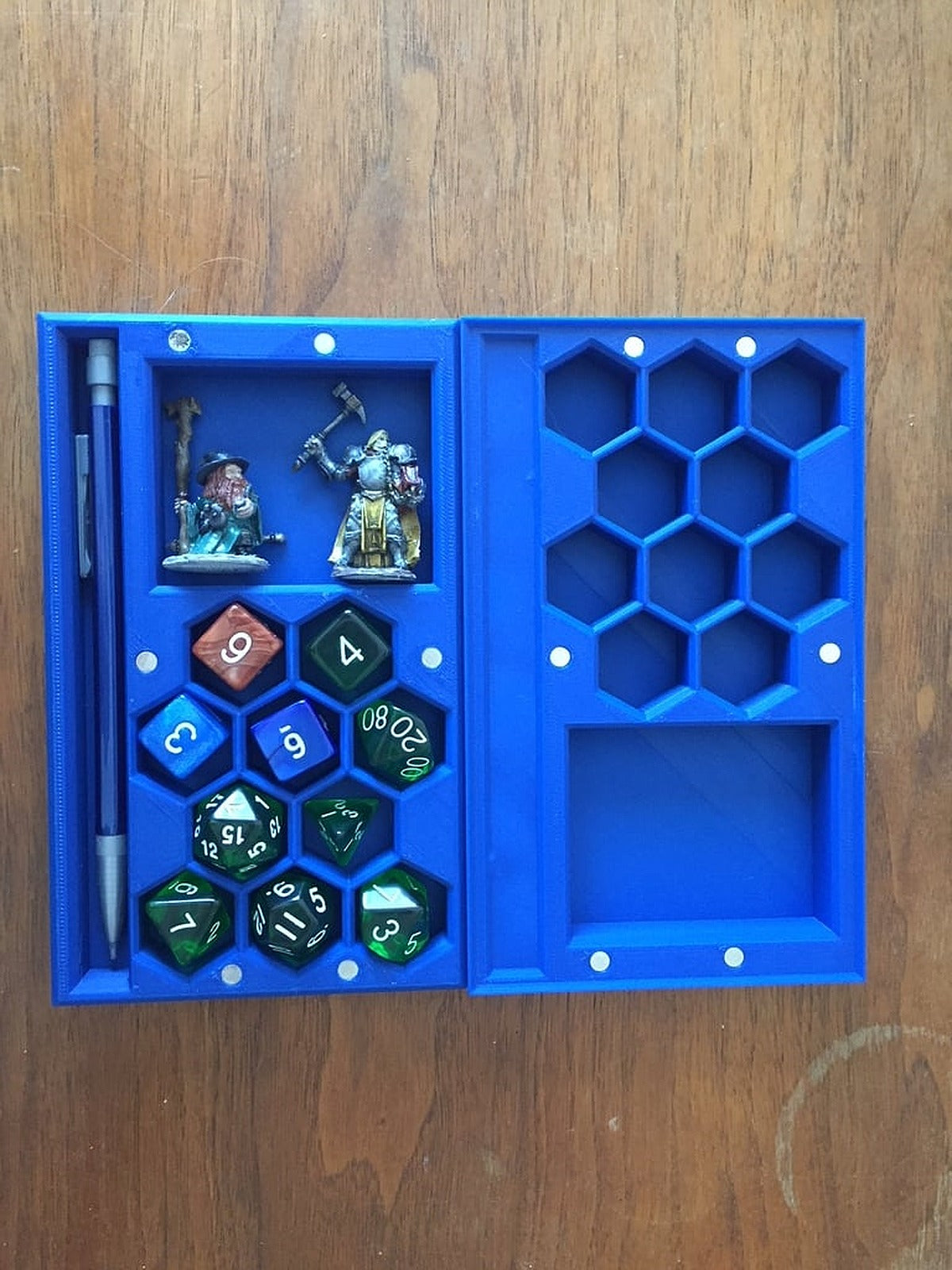 Dice kutu/düzenleyici + Mini and kurşun kalem stand – 3D Baskı Modeli