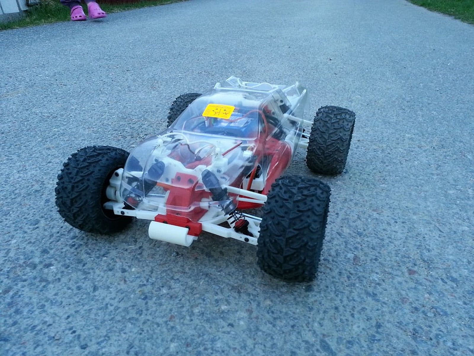 OpenRC 1:10 4WD Truggy Concept RC Car – 3D Baskı Modeli