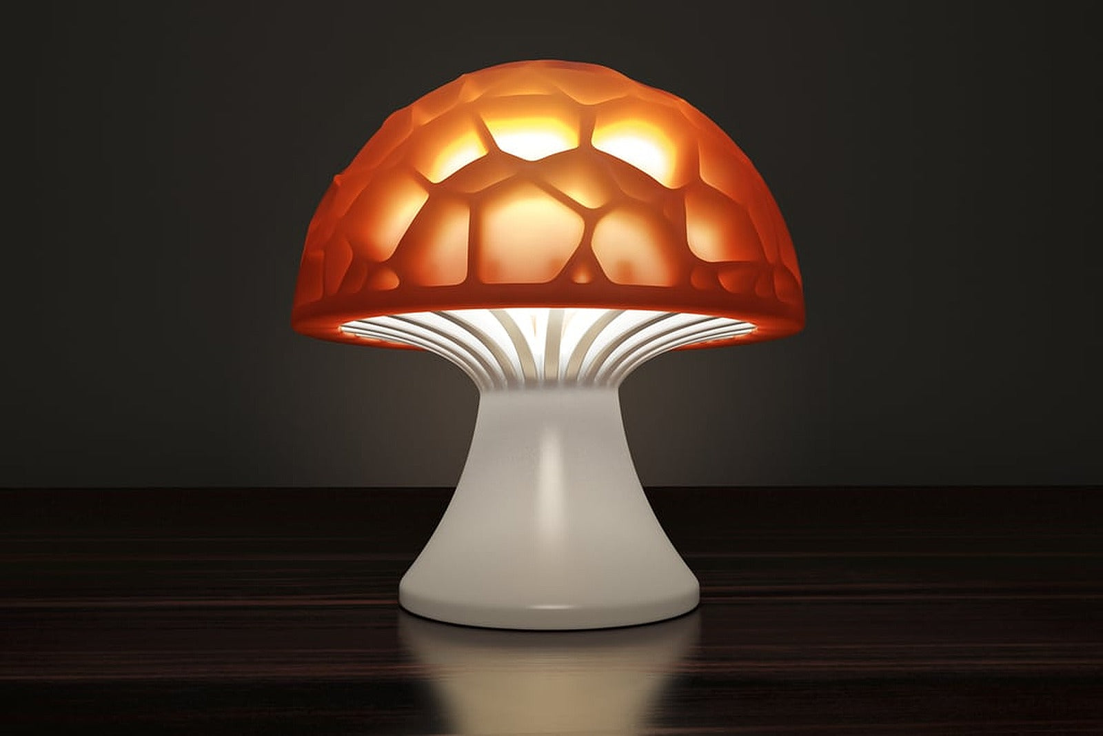 Voronoi mushroom lamp – 3D Baskı Modeli