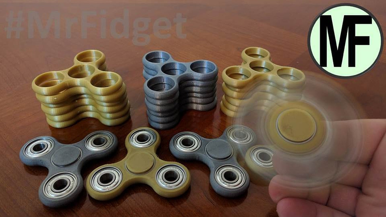 Tri Fidget Spinner Toy – 3D Baskı Modeli