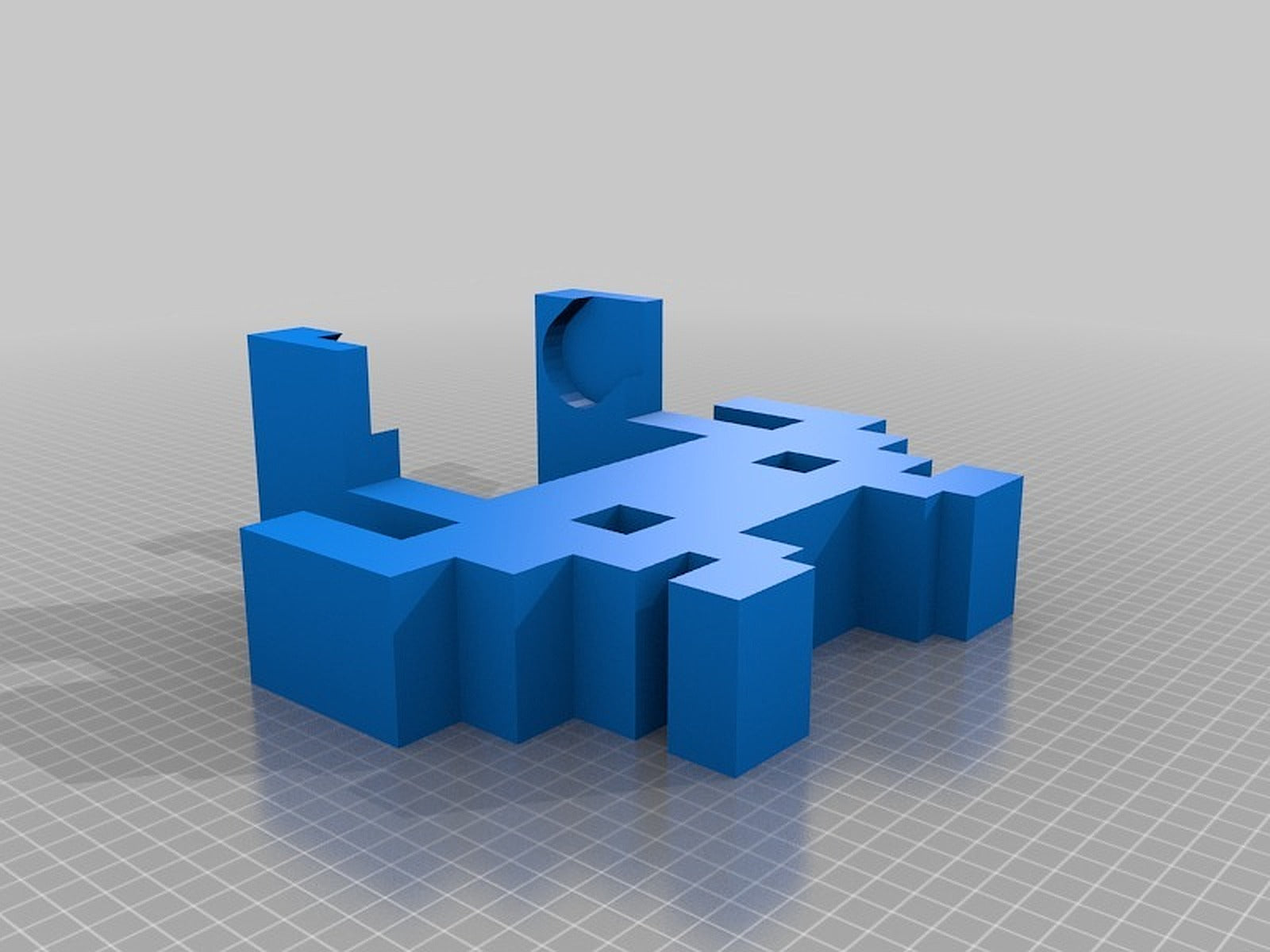 Space Invader Toilet Paper stand – 3D Baskı Modeli