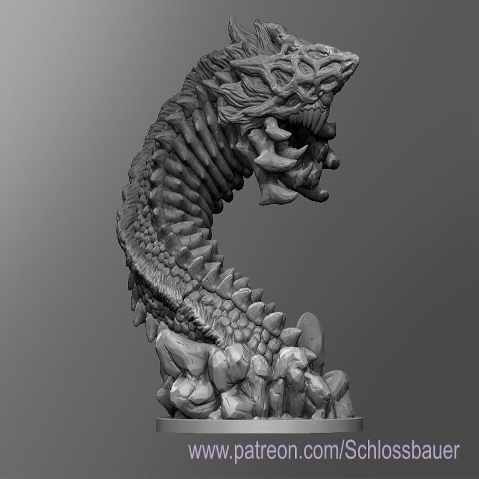 Frost Worm – 3D Baskı Modeli