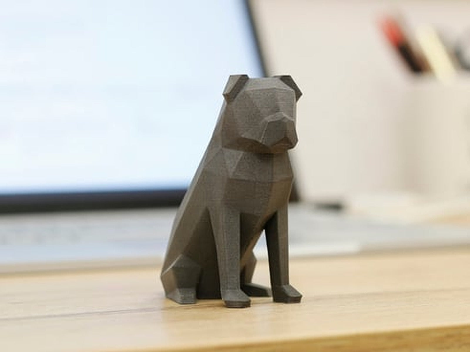Low-Poly Pug – 3D Baskı Modeli
