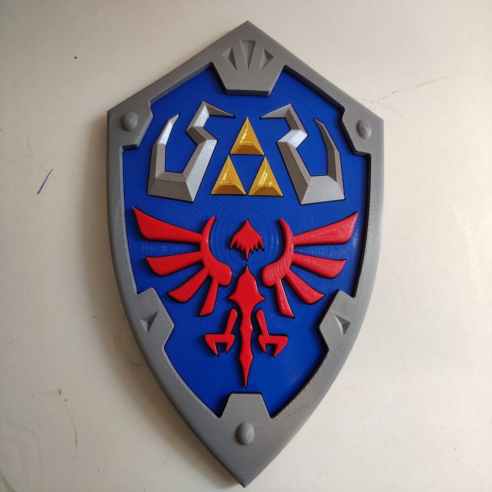 The Legend of Zelda - Hylian Shield multi-parts – 3D Baskı Modeli